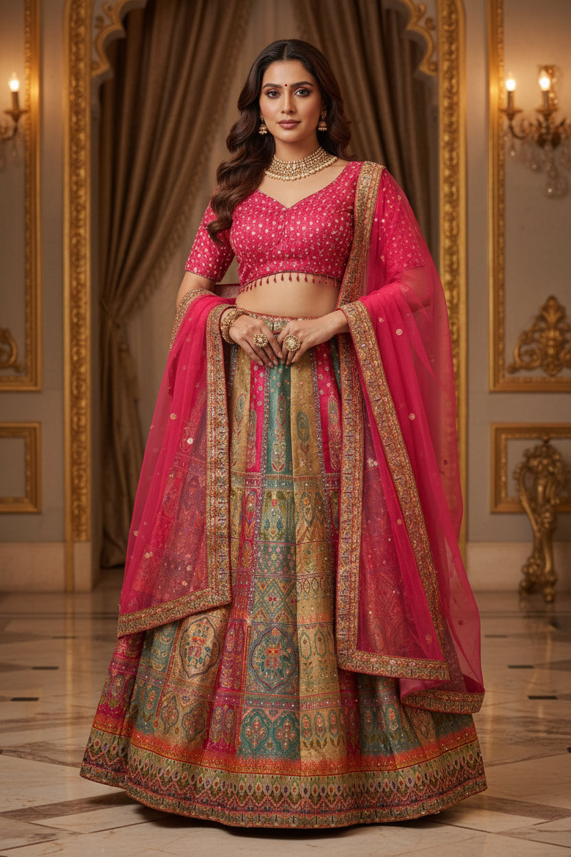 Art silk lehenga Choli set