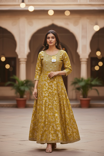 Cotton long kurti