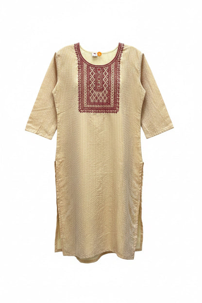 Chanderi silk kurti