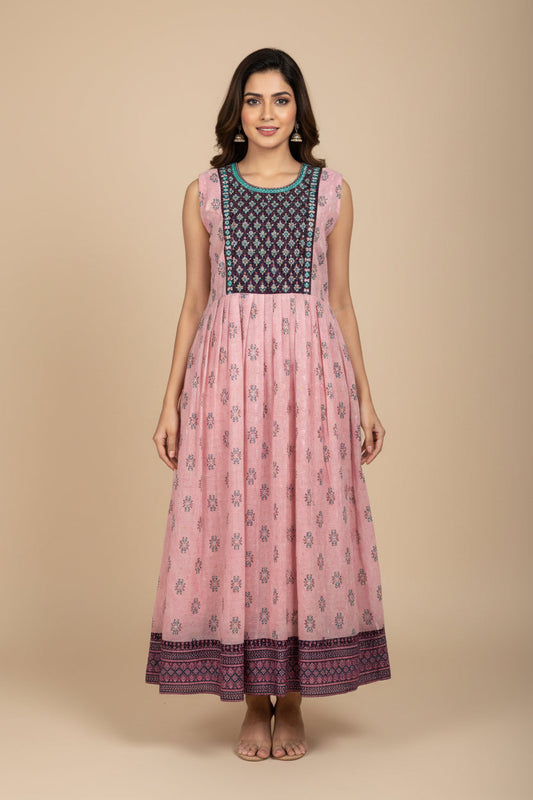 Chanderi silk kurti