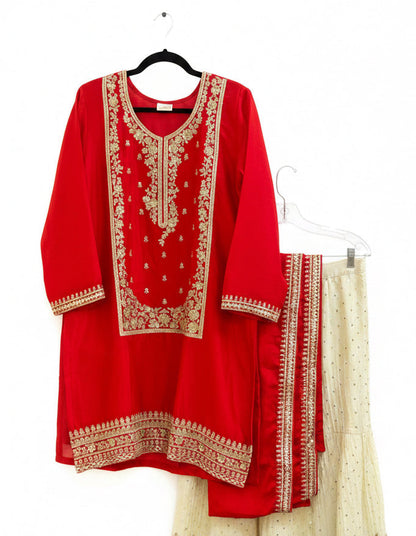 Sharara suit / exclusive designer piece