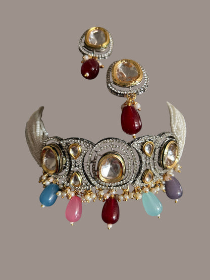 Kundan necklace set