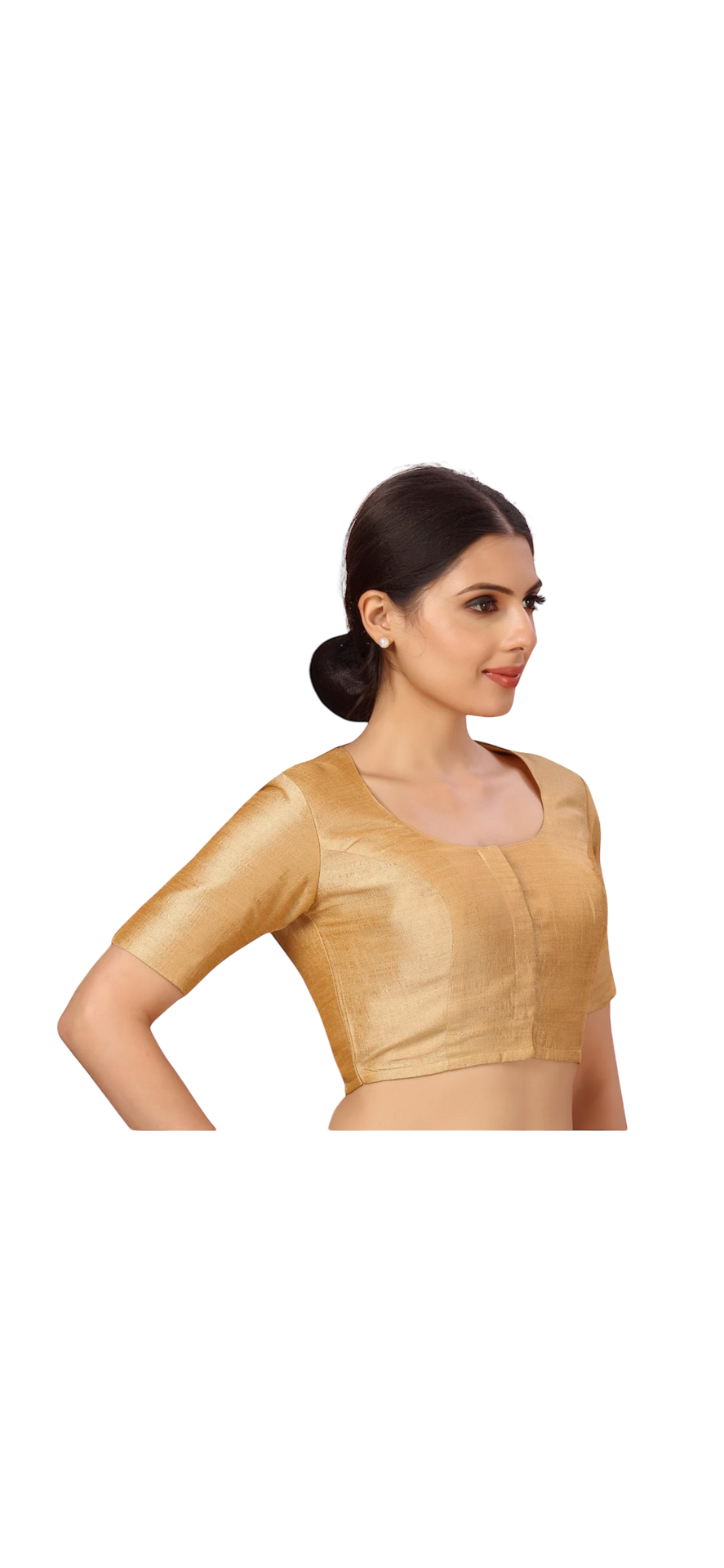 Antique gold blouse