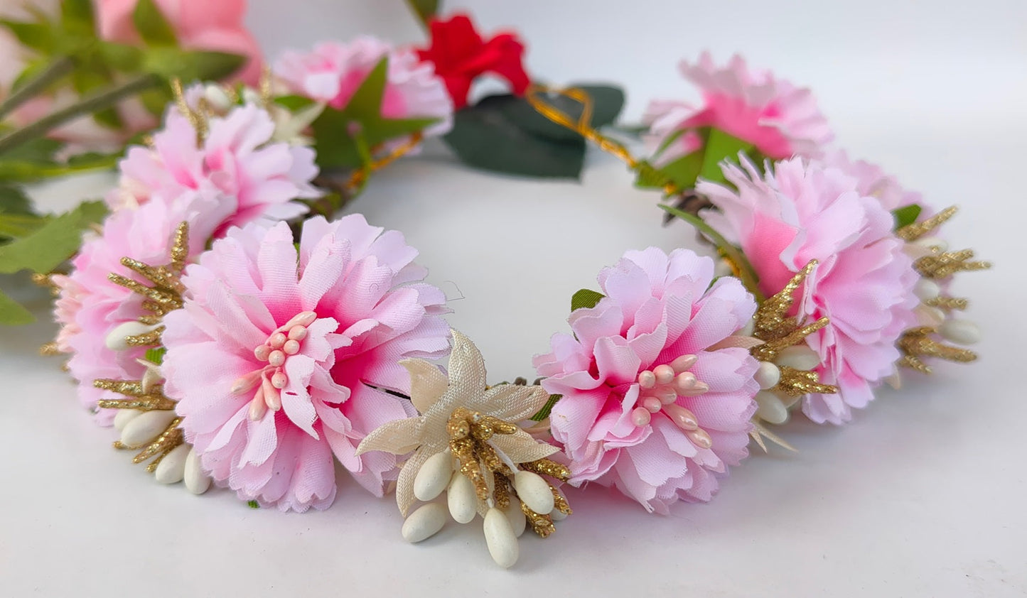 Baby Pink Bridal Hair Accessories