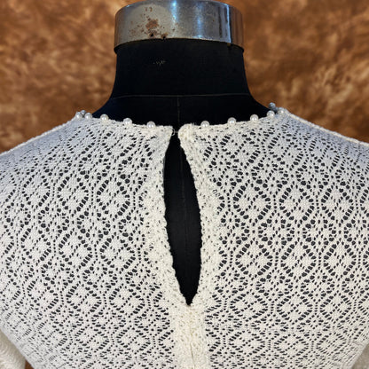 Radiant Glow Cream Coloured Cotton Less Ready to Wear Blouse - kapda Tailor