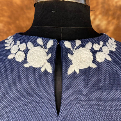 Jardosi Justajoo Blue Coloured Cotton Ready to Wear Blouse - kapda Tailor