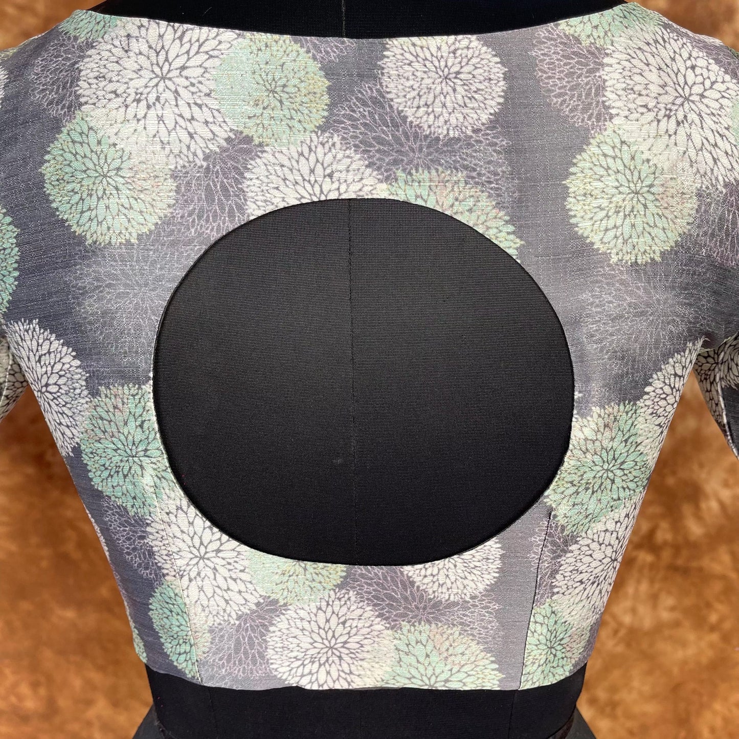 Festive Rush Grey Coloured Silk Ready to Wear Blouse - kapda Tailor