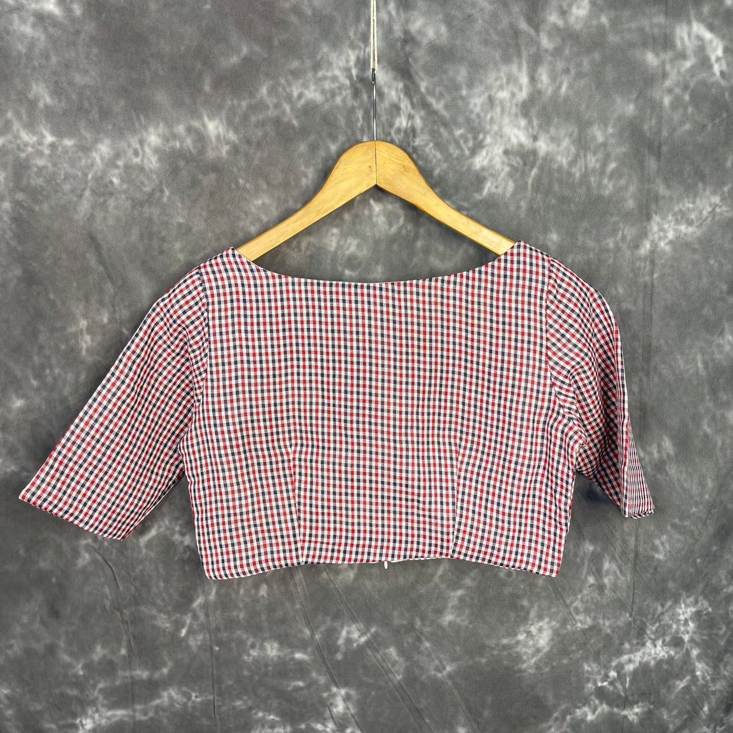 Asymmetric Symmetry Multi Color Coloured Cotton Ready to Wear Blouse - kapda Tailor