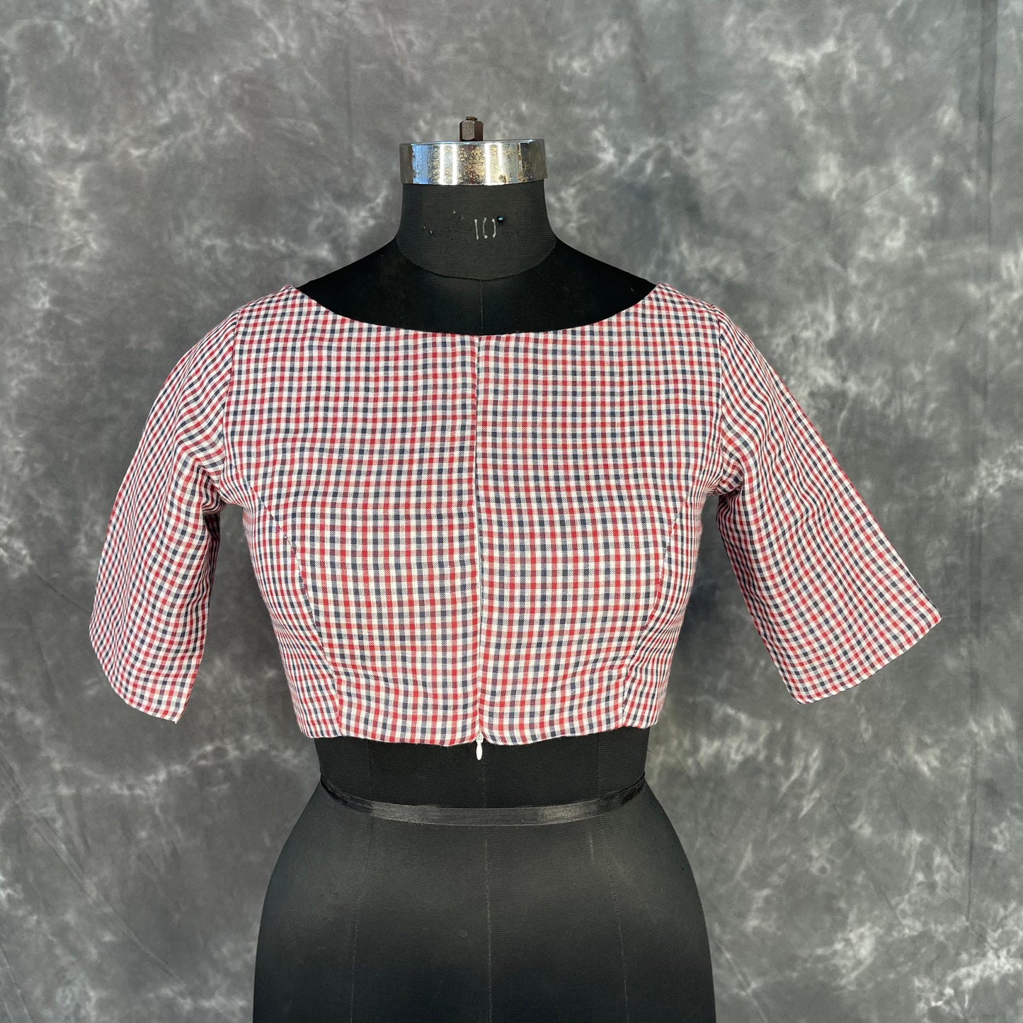 Asymmetric Symmetry Multi Color Coloured Cotton Ready to Wear Blouse - kapda Tailor