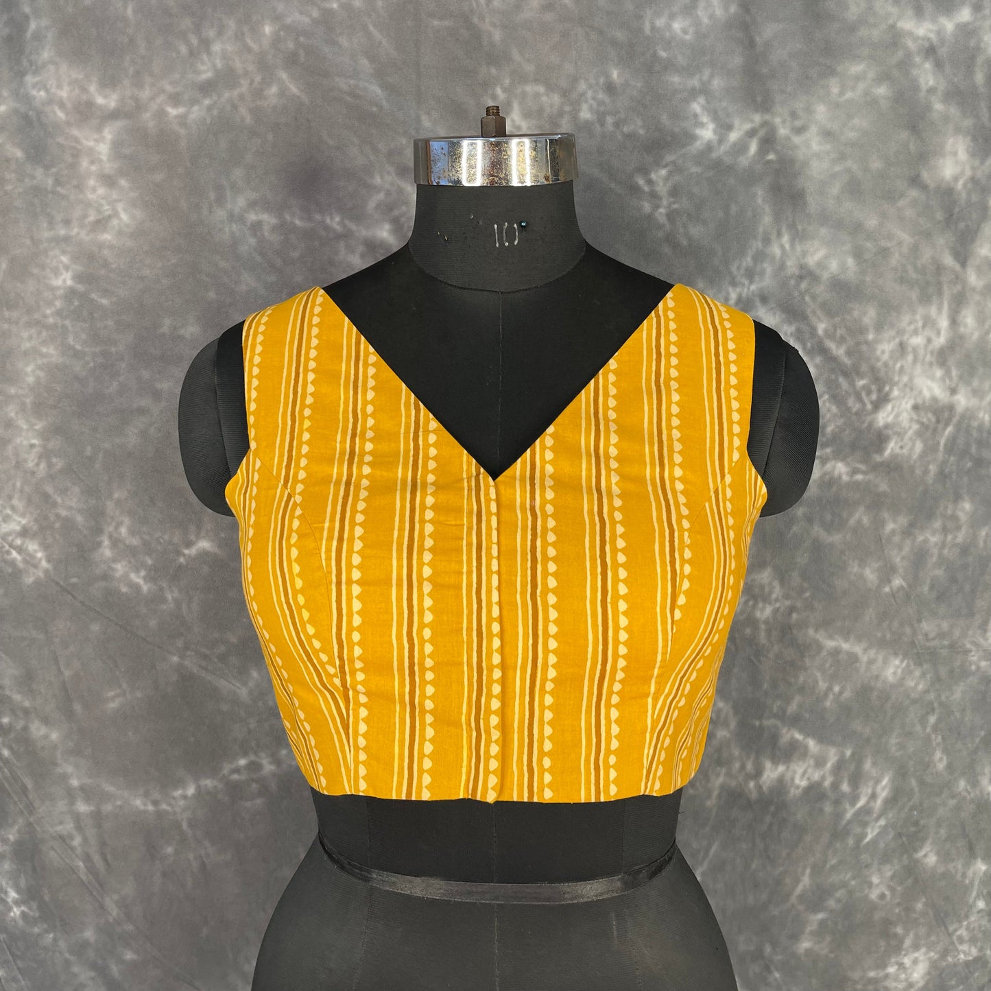 Ujla Savera Orange Coloured Cotton Printed Ready to Wear Blouse - kapda Tailor