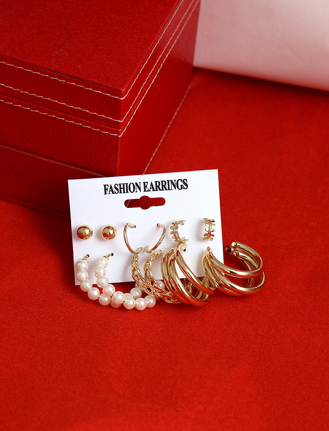 Silver-Plated Alloy Oxidised Designer Earrings - The Pari