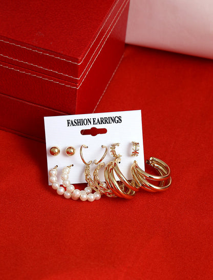 Silver-Plated Alloy Oxidised Designer Earrings - The Pari