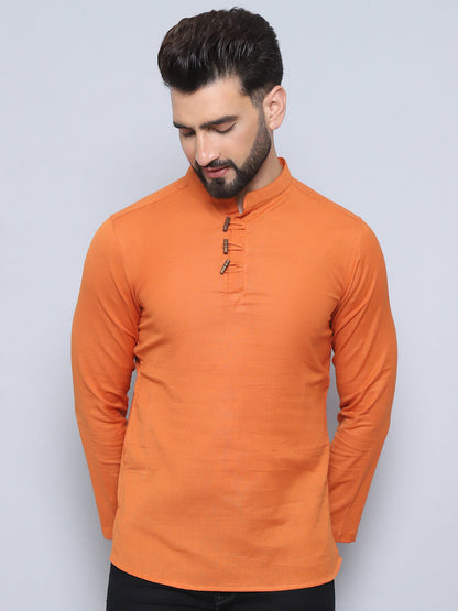 Even Apparels Men's Loop Wooden Button Kurta