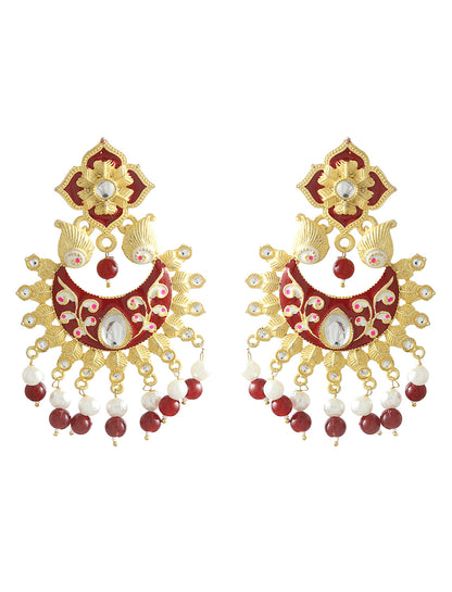 Silver-Plated Alloy Oxidised Round Earrings With Ring Combo - The Pari