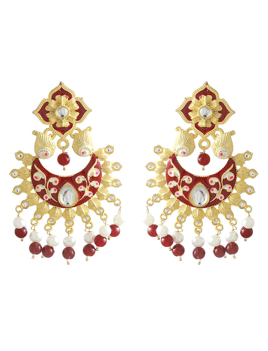 Silver-Plated Alloy Oxidised Round Earrings With Ring Combo - The Pari