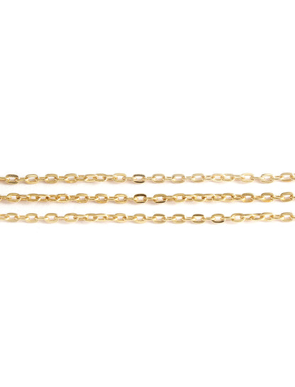 Gold-Polished Alloy Queen Coin Double Layer Necklace - The Pari