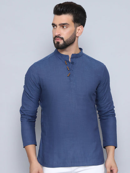 Even Apparels Men's Loop Wooden Button Kurta