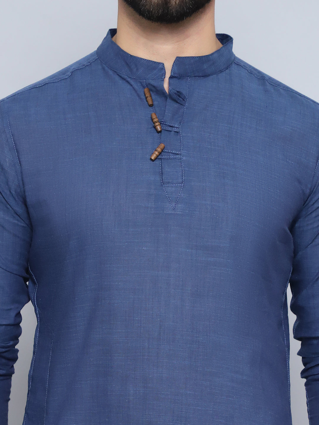 Even Apparels Men's Loop Wooden Button Kurta