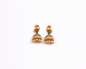 Gold-Polished Alloy Peacock Shape Jhumki Earrings - The Pari