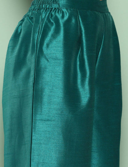Ahalyaa Women's Traditional Wear Co-ods - Green