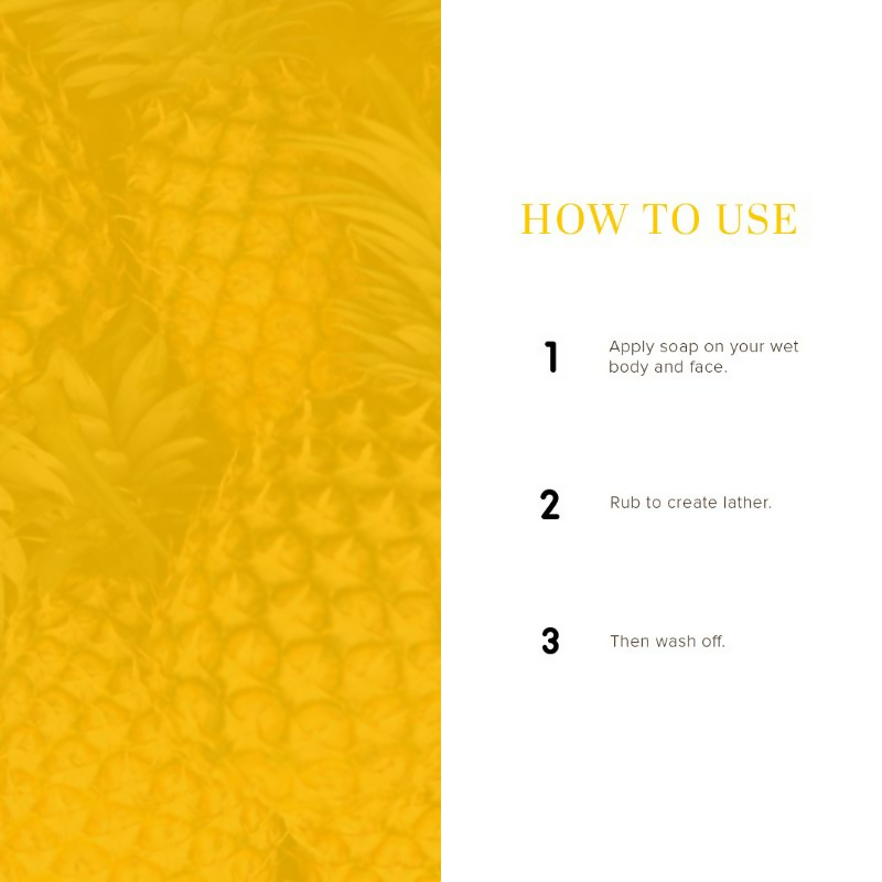 Khadi Natural Pineapple Handmade Soap