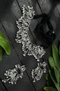 Mominos Fashion Johar Kamal Oxidised Silver-Plated Ganesha Design Necklace Choker Set