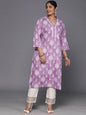 Sztori Ethnic Motifs Printed Regular Cotton Straight Kurta