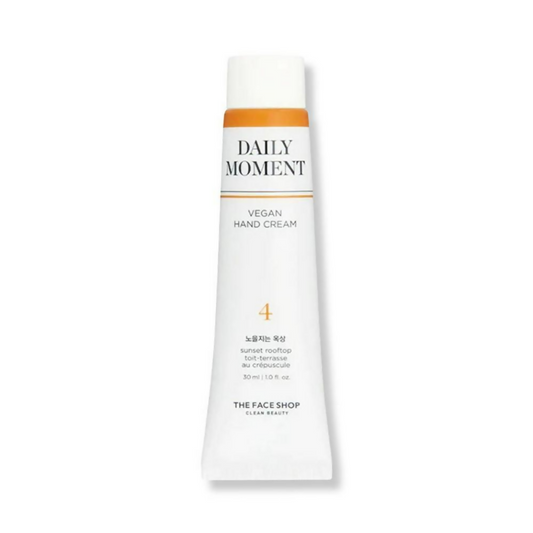 Face Shop Non-Greasy Vegan Hand Cream - Sunset Rooftop With Hyaluronic Acid