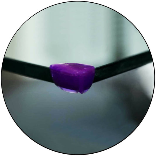 Safe-O-Kid Tear Drop Colorful Corner Caps, Purple For Kids Protection