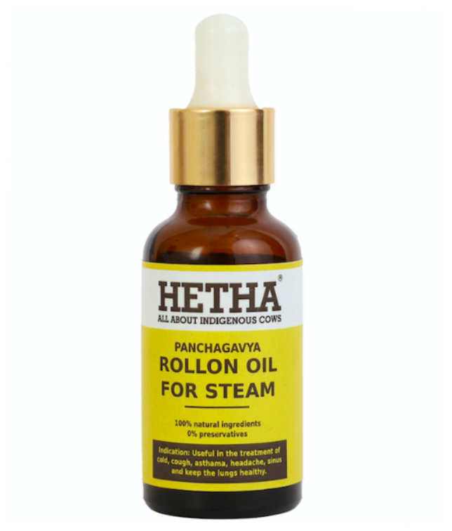 Hetha Panchgavya Rollon Oil for Steam