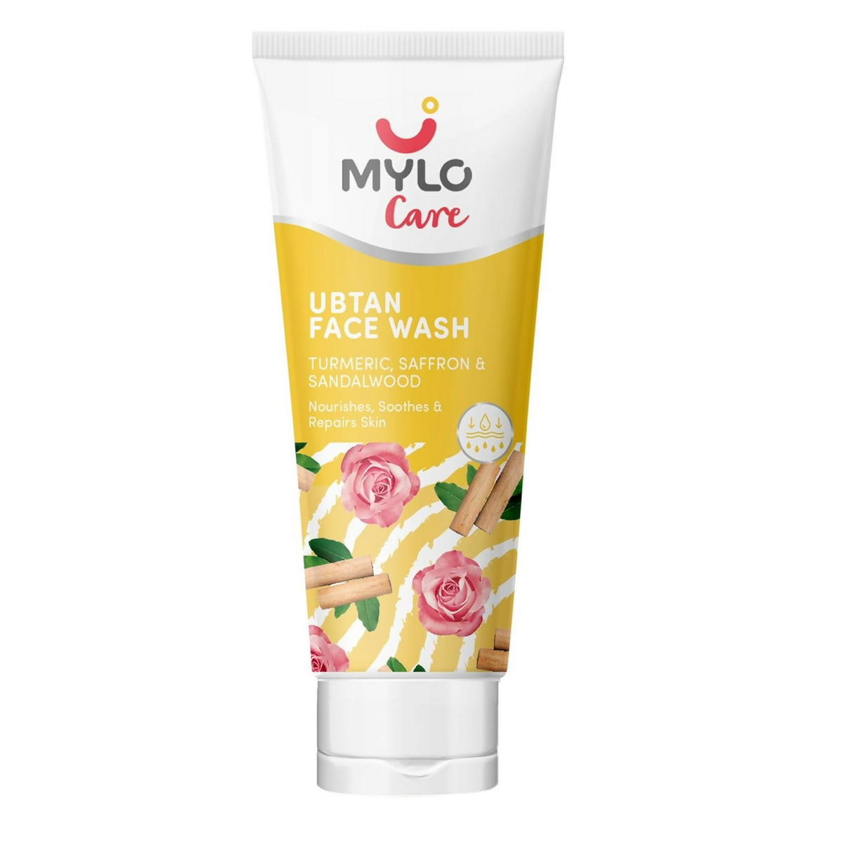 Mylo Care Veda Ubtan Face Wash - with Saffron Turmeric and Nalpamaradi Oil