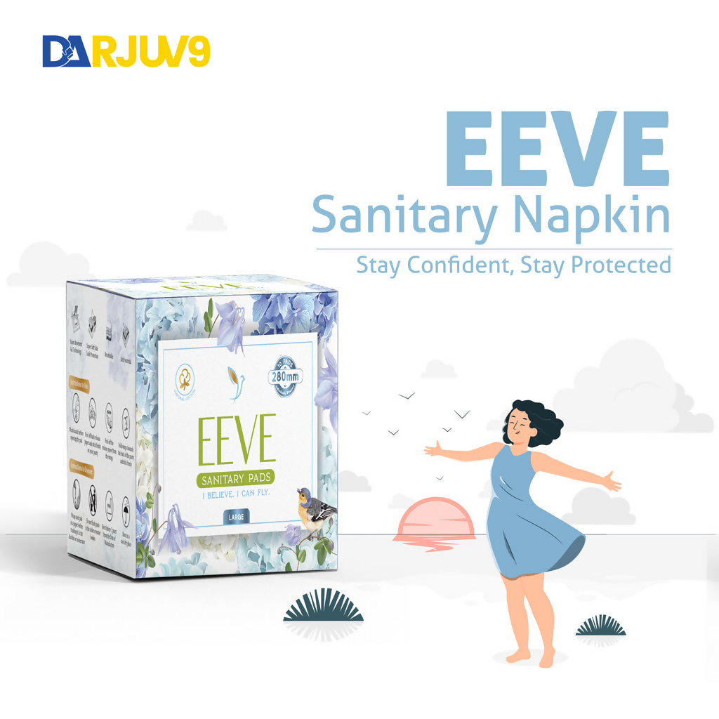 Herbs & Hills Eeve Graphene Sanitary Napkin Large