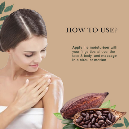 Richfeel Cocoa Butter Lotion - 48hr Moisturizing with 100% Cocoa & Shea Butter