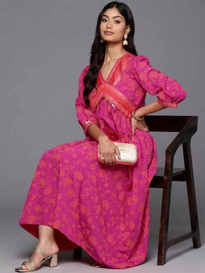 Ahalyaa Women's Traditional wear Lehnga Choli - Pink