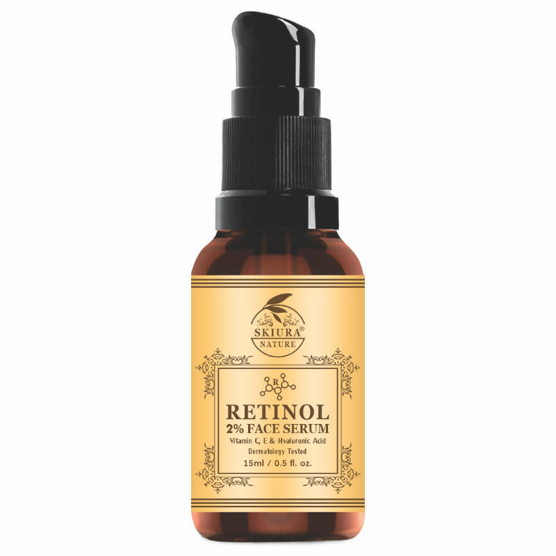 Skiura Nature Retinol 2 % With Vitamin E & Hyaluronic Face Serum