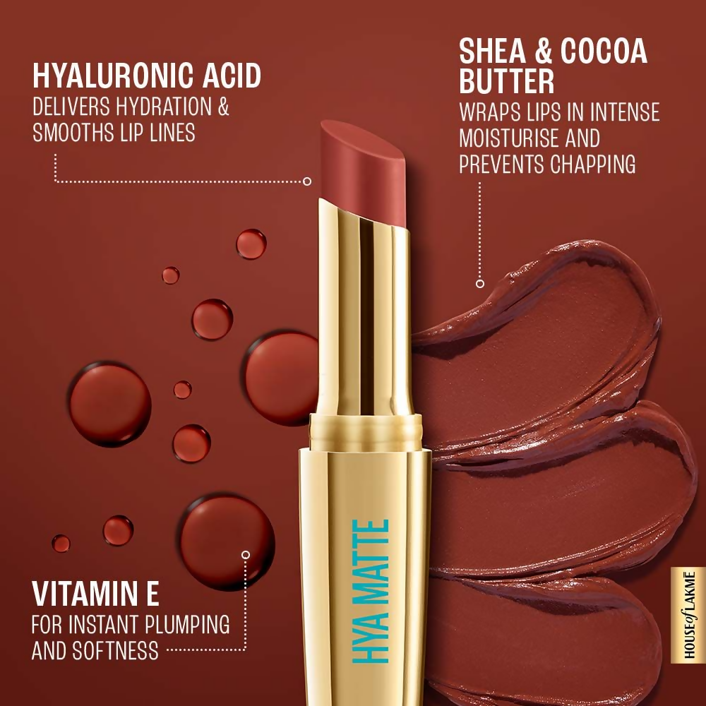 Lakme 9to5 Hya Matte Lipstick - Bold Berry
