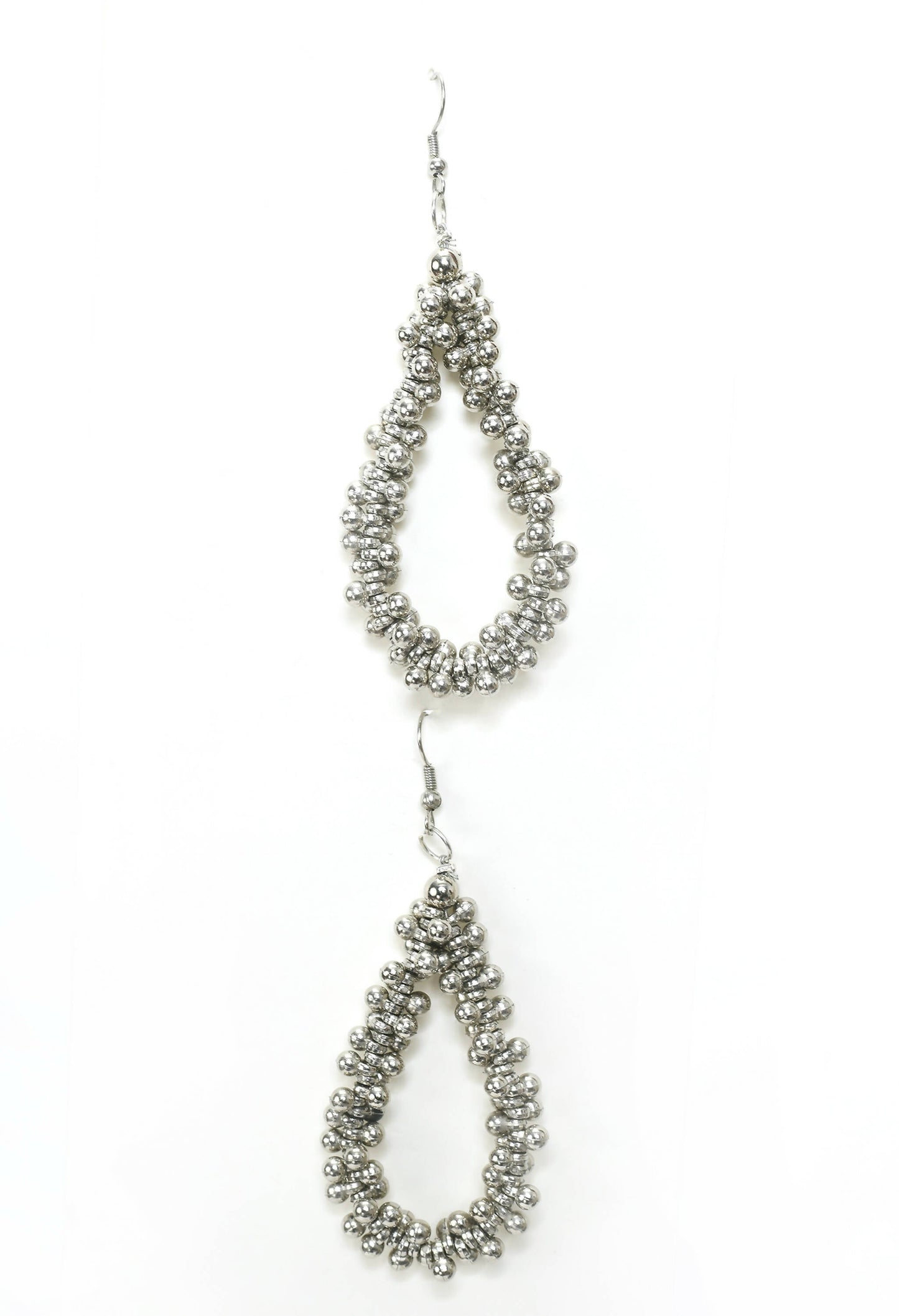 Mominos Fashion Johar Kamal Oxidised Silver-Plated Brass Finish Radha Kishan Long Necklace For Women
