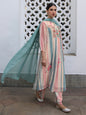 Janasya From Style Master Georgette Floral A-Line Kurta Set