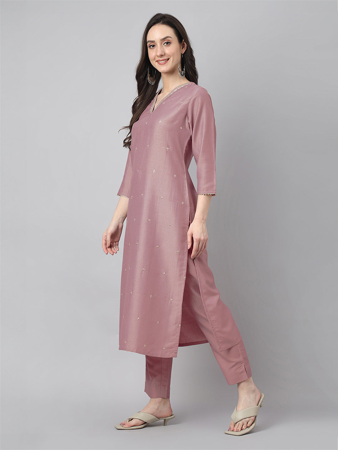 Janasya Bright Regular Kurta Set