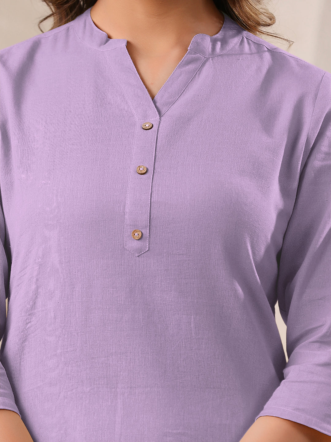 Janasya Light Cotton Solid Straight Kurta