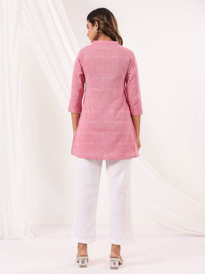 Janasya Light Cotton Solid Straight Kurta