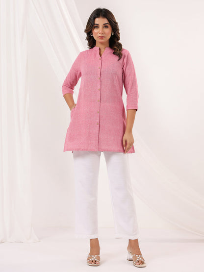Janasya Light Cotton Solid Straight Kurta