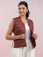 Janasya Straight Cambric Beige Jacket