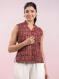 Janasya Straight Cambric Beige Jacket