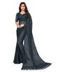 Vamika Net Brasso Rama Green Light Weight Trendy Look Bollywood Style Saree