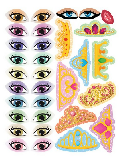 Dreamland Publications Princess Create a Face Book For Kids