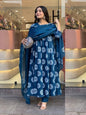 Jyoti Fashion Women's Morpich Rayon Embroidered Designer Kurta Set with Dupatta