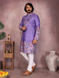 Jyoti Fashion Men's Jamuni Sequins Embroidered Kurta with Pajama