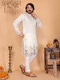 Jyoti Fashion Men's White Sequins Embroidered Kurta with Pajama