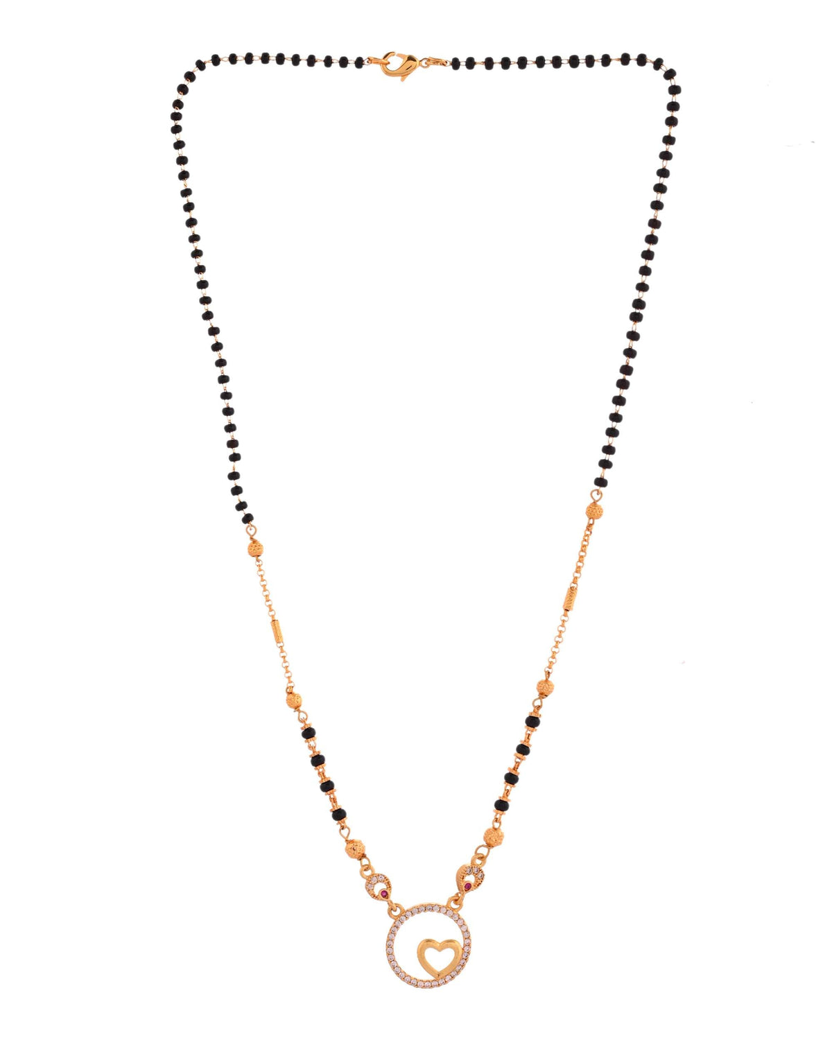 Jewels Nest Everyday Wear Mangalsutra with Love Symbol Pendant